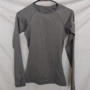 Grey Nike Pro Long sleeve shirt